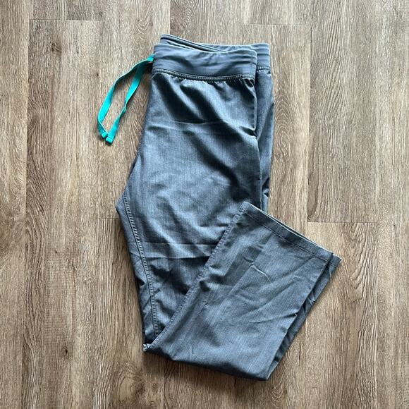 FIGS Livingston Basic Scrub Pants Graphite Size Large Nursing Hospital Medical - Picture 1 of 5